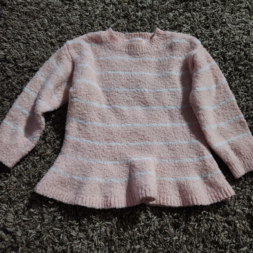 Pink sweater shirt